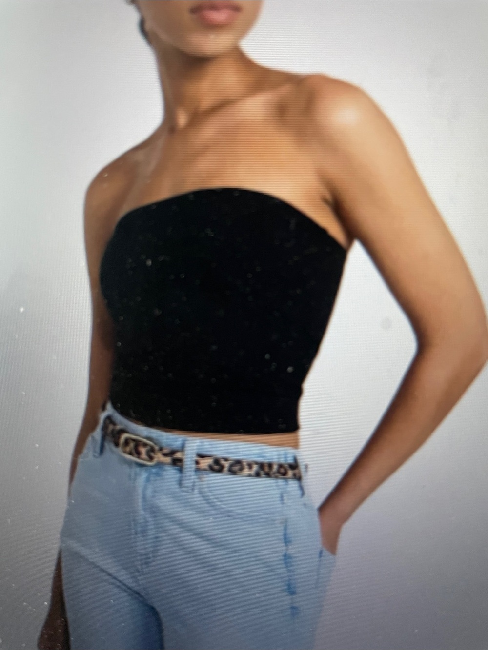 No Boundaries Black Tube Top XL (15-17)